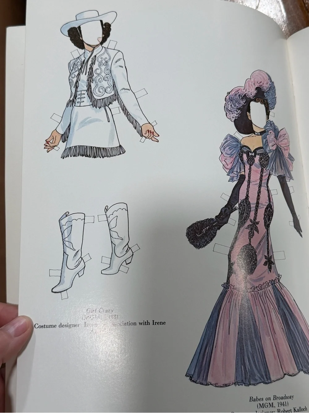Judy Garland Paper Doll Costume Book - uncut/unused